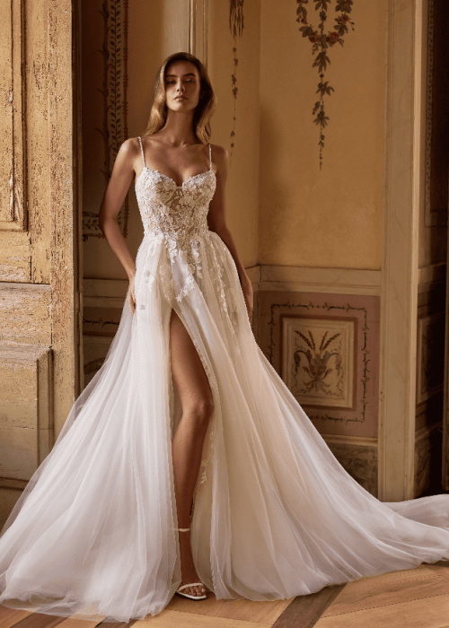 Robe de mariée Fluide -Incontournable- AP -IMN 205