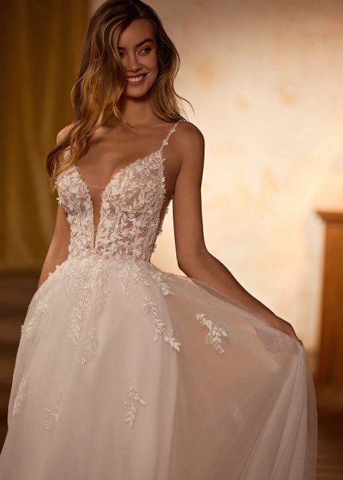 Robe de mariée Fluide -Incontournable- AP -INS 210