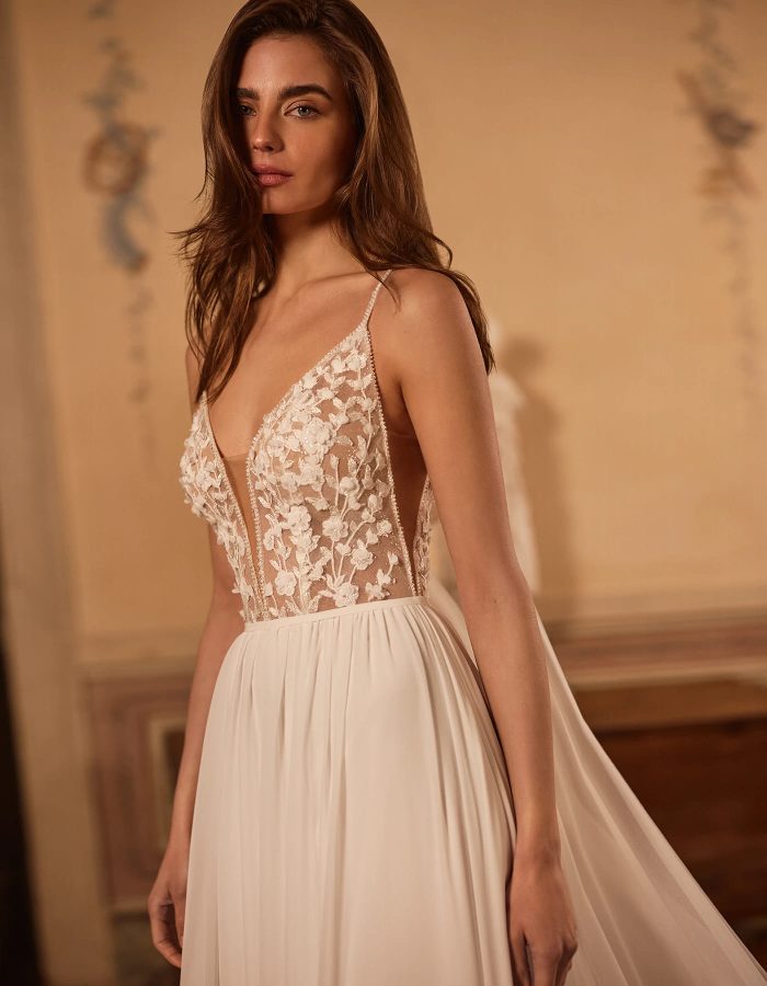 Robe de mariée Fluide -Incontournable- AP -SZ- 207