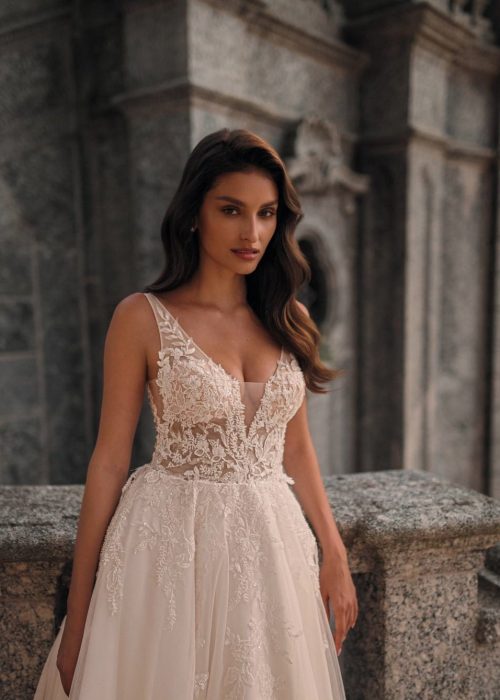 Robe de mariée – Fluide – Incontournable -KT- 04- 223