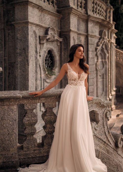 Robe de mariée – Fluide – Incontournable -KT- 04- 224
