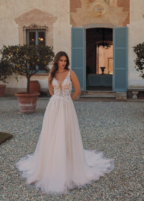 Robe de mariée – Fluide – Incontournable -KT- 32- 236