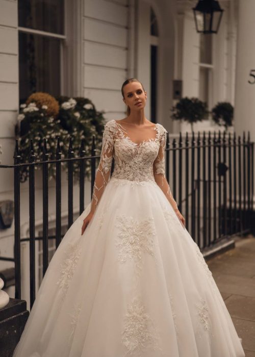 Robe de mariée – Fluide – Incontournable -KT- L03- 252