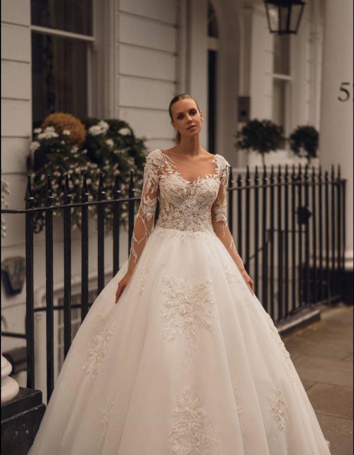 Robe de mariée - Fluide - Incontournable -KT- L03- 252