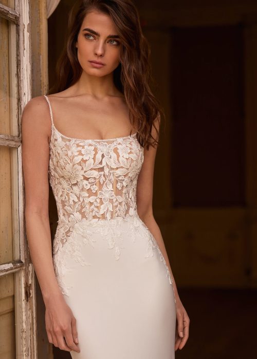 Robe de mariée Fourreau Incontournable AP – 009-Olivia 2