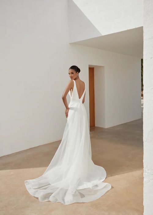 Robe de mariée Fourreau- Incontournable – JA-AL-034