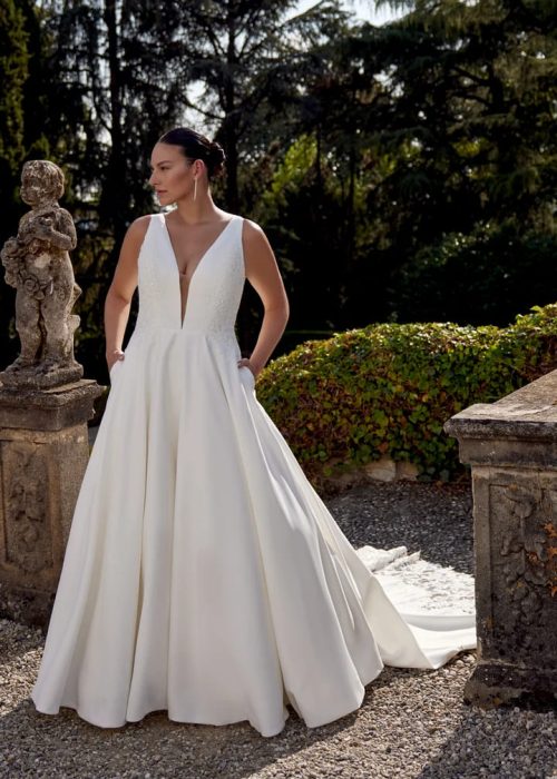 Robe de mariée Mawulinam -grande taille Gisele