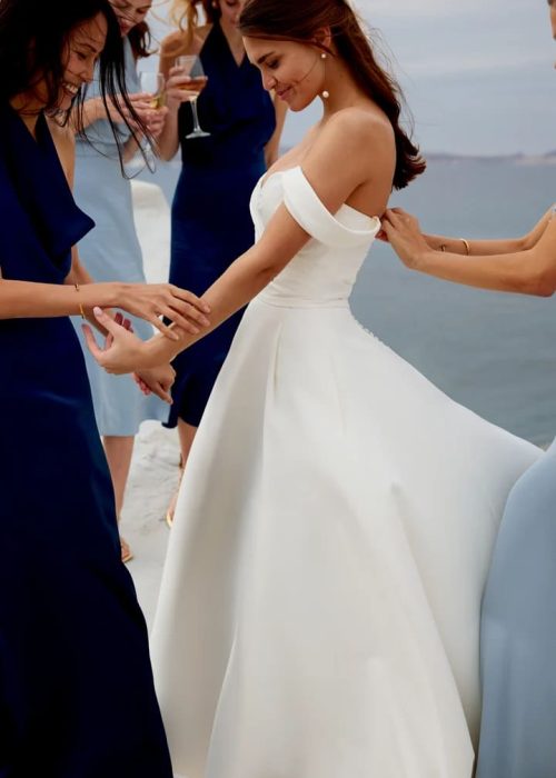 Robe de mariée -Minimaliste – Incontournable – JA- RY – 545