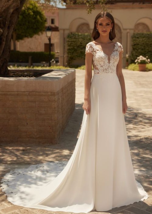 Robe de mariée Trapeze – Incontournable- BE- TU- 120- Tunia