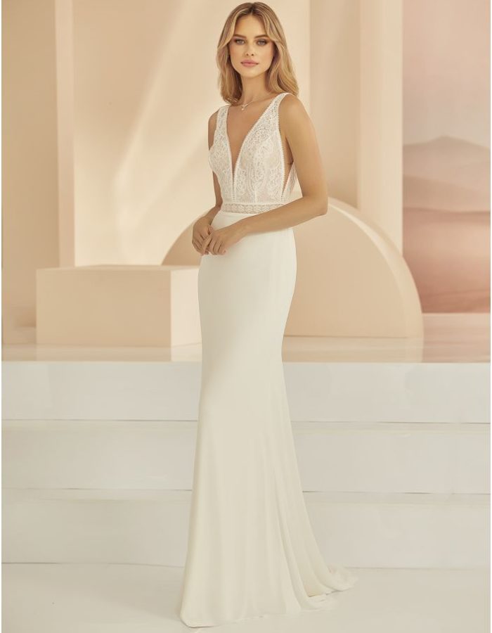 Robe de mariée fourreau- Incontournable BE-CAM-060
