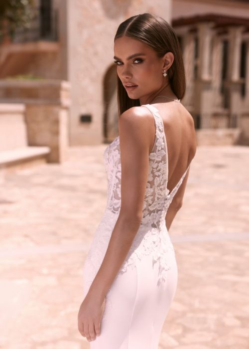 Robe de mariée fourreau- Incontournable BE-NIR-047