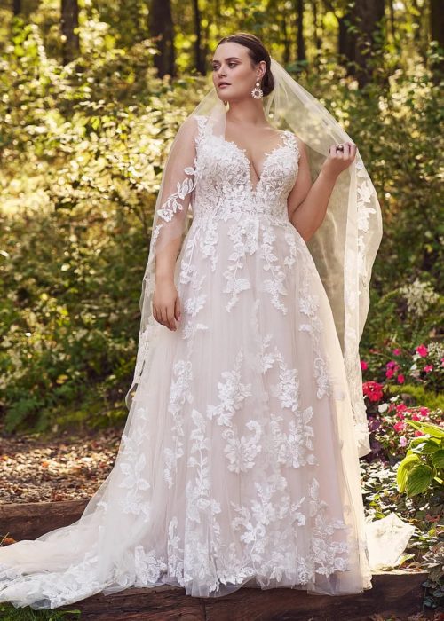 Robe de mariée grande taille – Incontournable -JA- Garance3