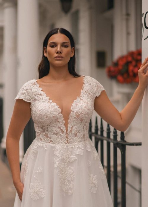 Robe de mariée- grande taille- Incontournable -KT -20 -Violetta 2