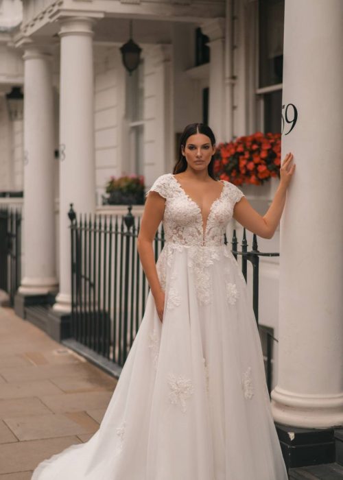 Robe de mariée- grande taille – Incontournable -KT -30 -Violetta 3