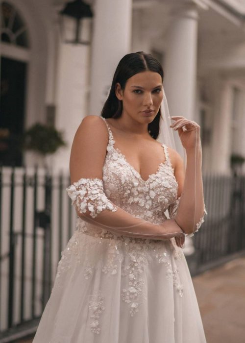 Robe de mariée- grande taille – Incontournable -KT -Numma2