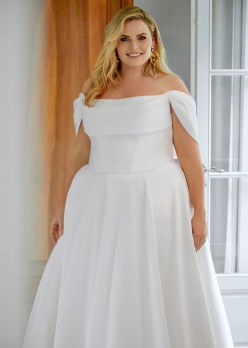 Robe de mariée grande taille – Mawulinam -Bella 1