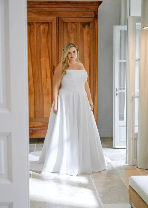 Robe de mariée grande taille – Mawulinam -Bella 4