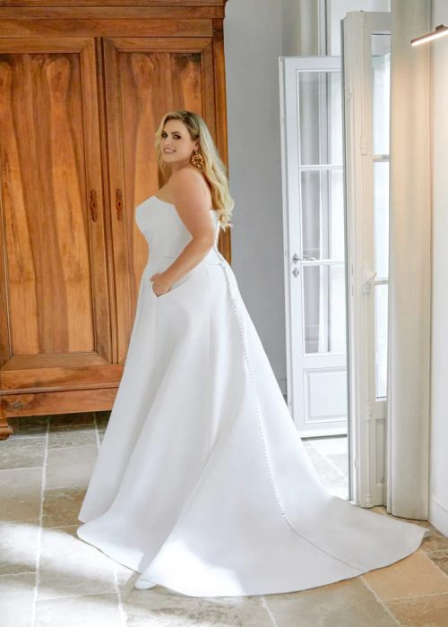 Robe de mariée grande taille – Mawulinam -Bella 6