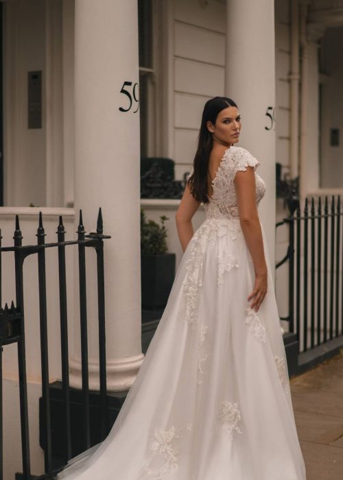 Robe de mariée- grande taille – Mawulinam -KT -Violetta1