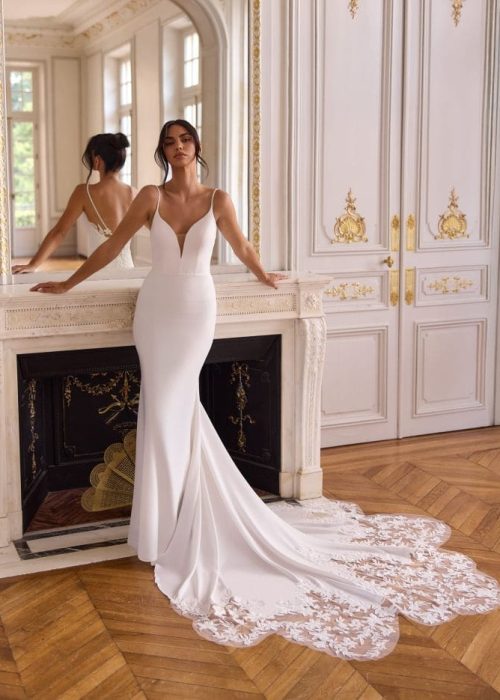 Robe de mariée minimaliste -Incontournable – BE – GI -550