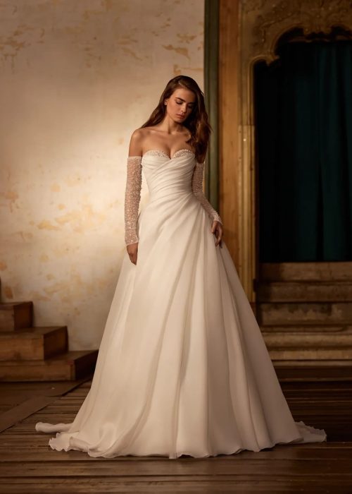 robe de mariée Trapeze – Katia1